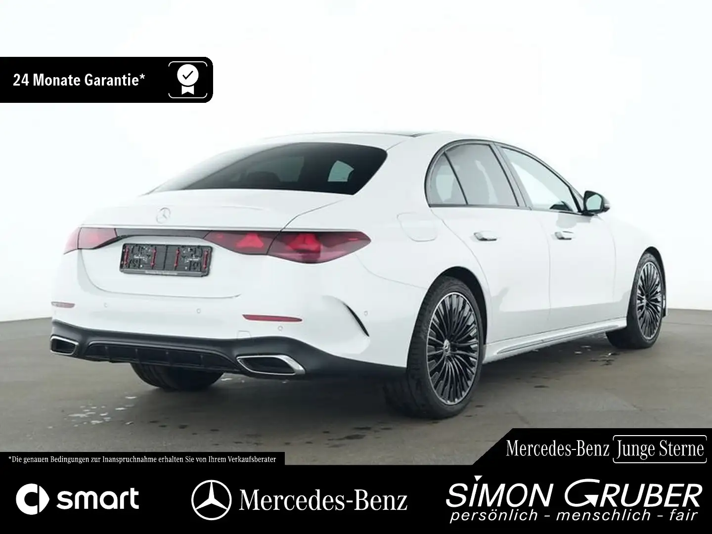 Mercedes-Benz E 220 d AMG Night Pano Superscreen Burm4D 20Zoll Weiß - 2