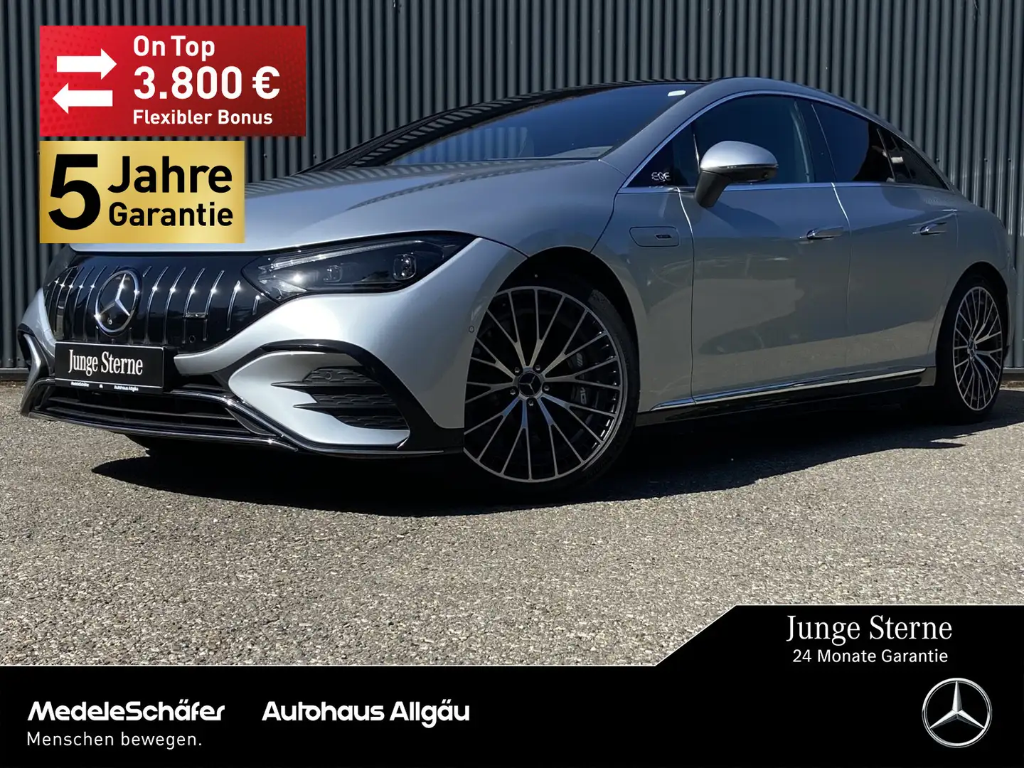 Mercedes-Benz EQE 43 EQE 43 AMG 4M 21" HYPER Massage Sitzklima NP134 Srebrny - 1