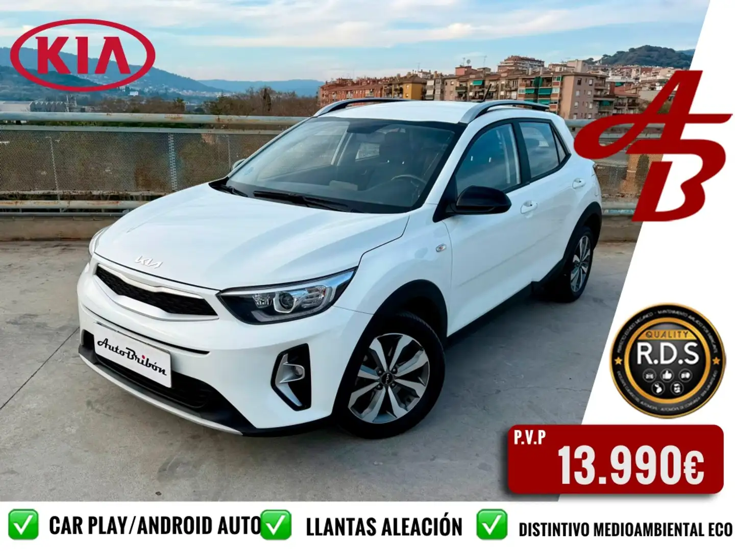 Kia Stonic 1.0 T-GDi MHEV iMT Concept Plus 100 Blanco - 1