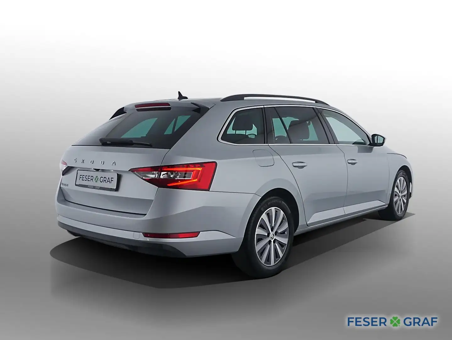 Skoda Superb Combi 2.0 TDI Ambition DSG/ACC/RearView Argent - 2