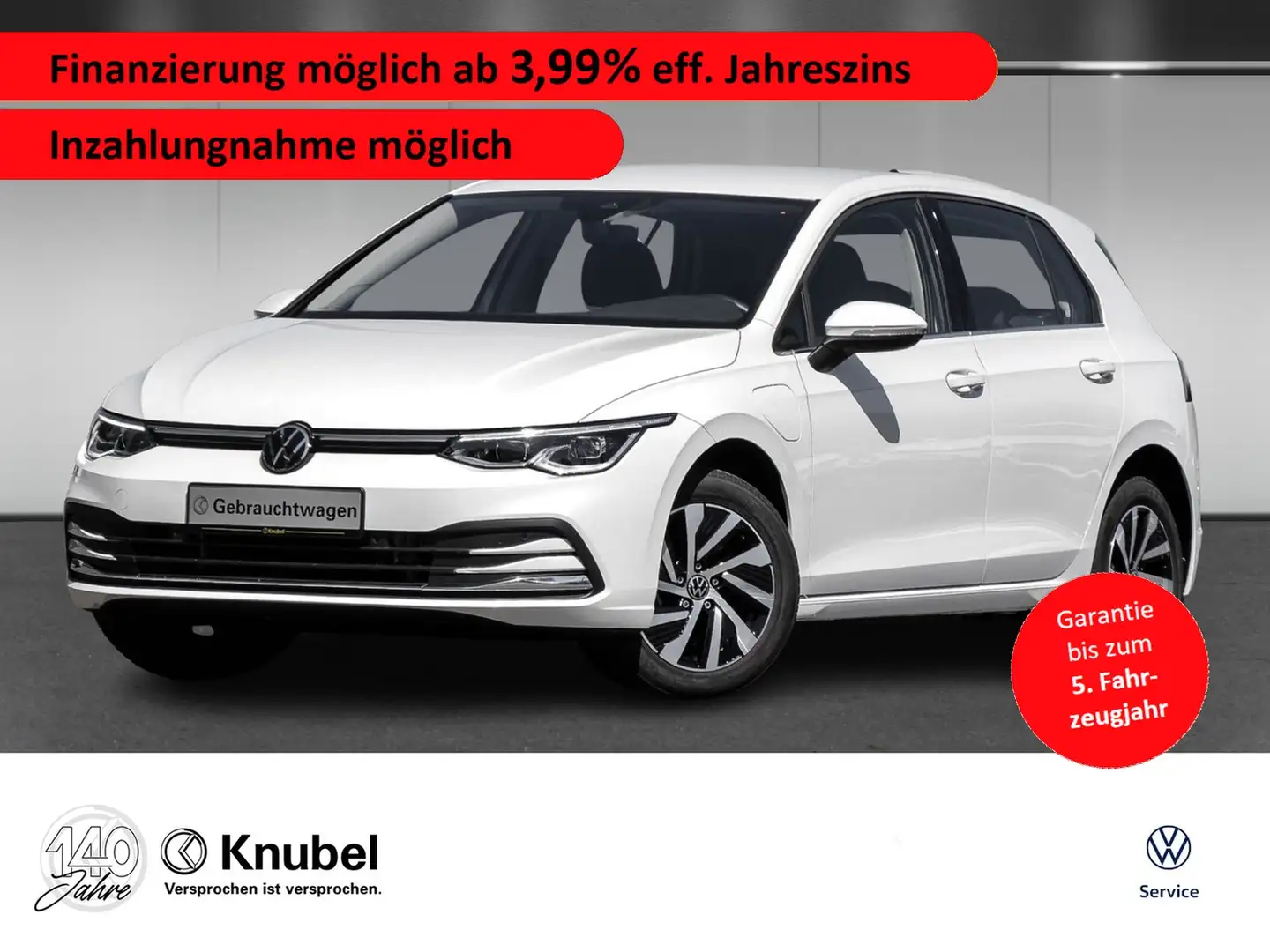 Volkswagen Golf VIII Style eHybrid IQ.Light Navi TravelAss. Mas... Blanc - 1