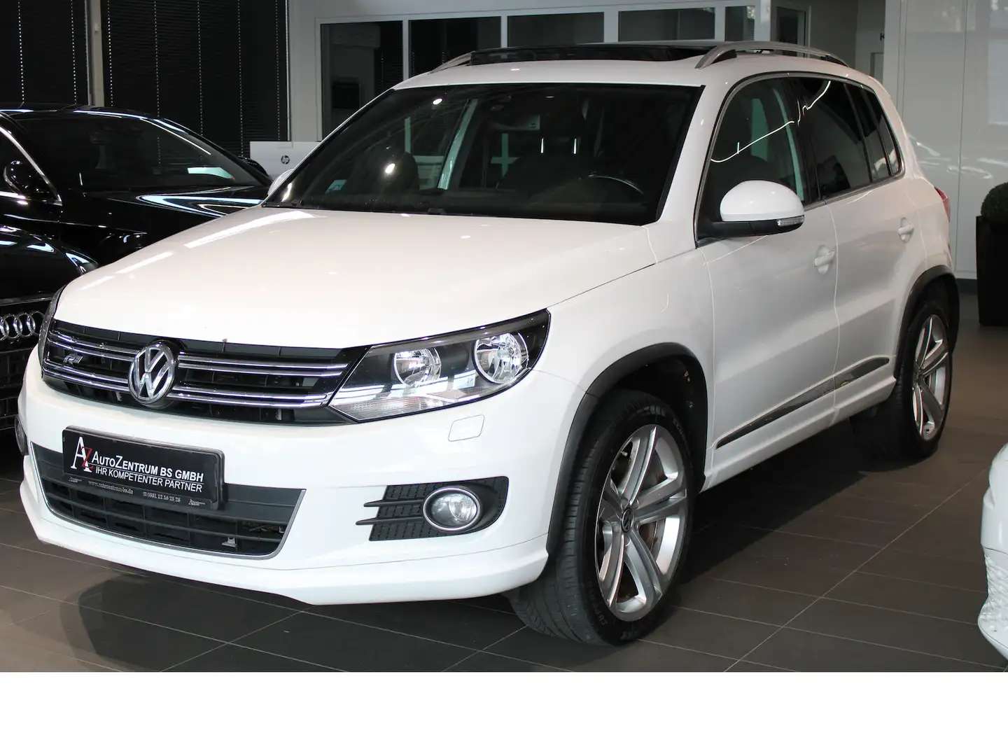 Volkswagen Tiguan 2.0 TDI R line 4Motion *DSG*KLIMA*SHZ*CAM Wit - 1