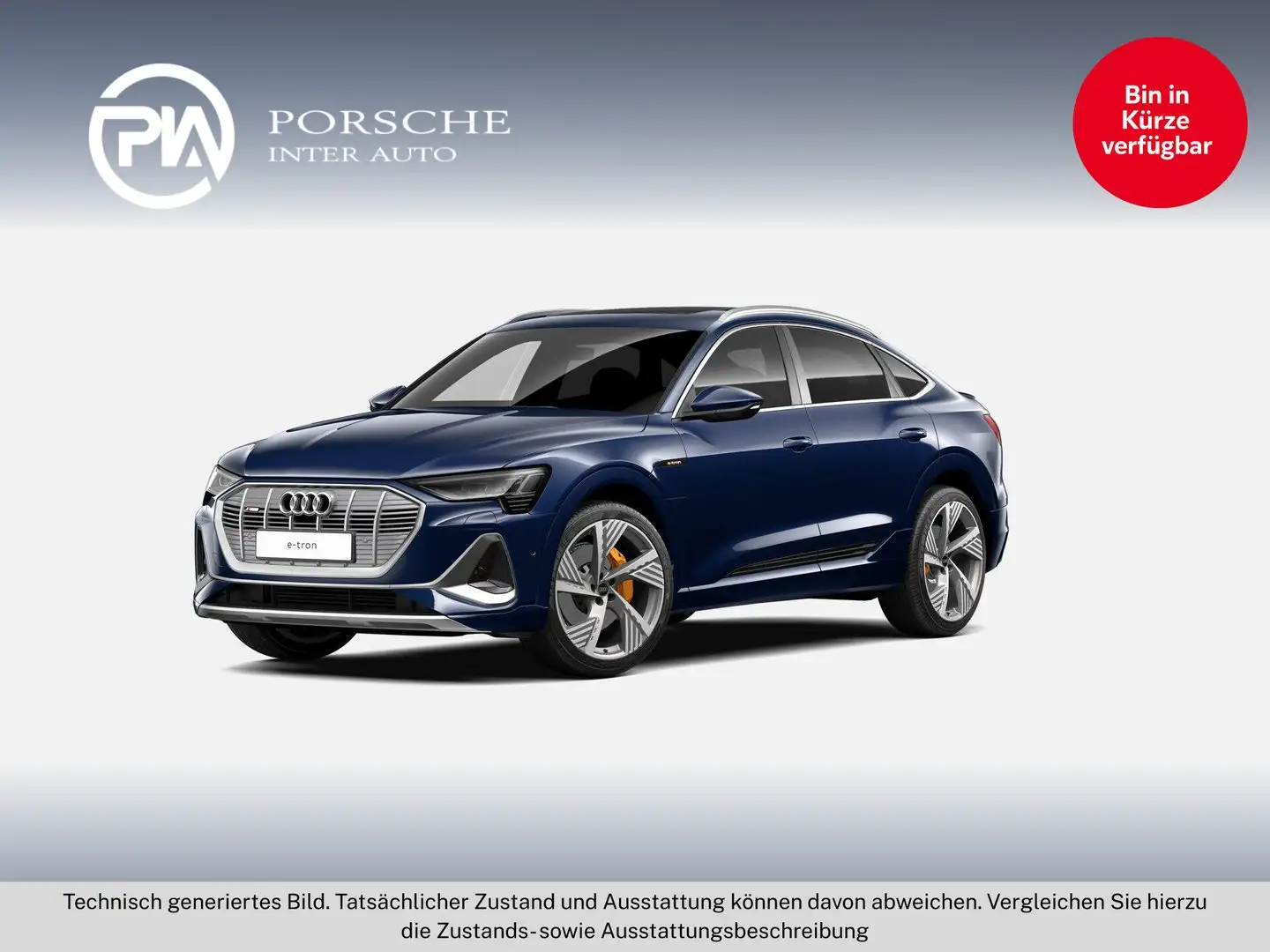 Audi e-tron 50 230 kW S line Blau - 1
