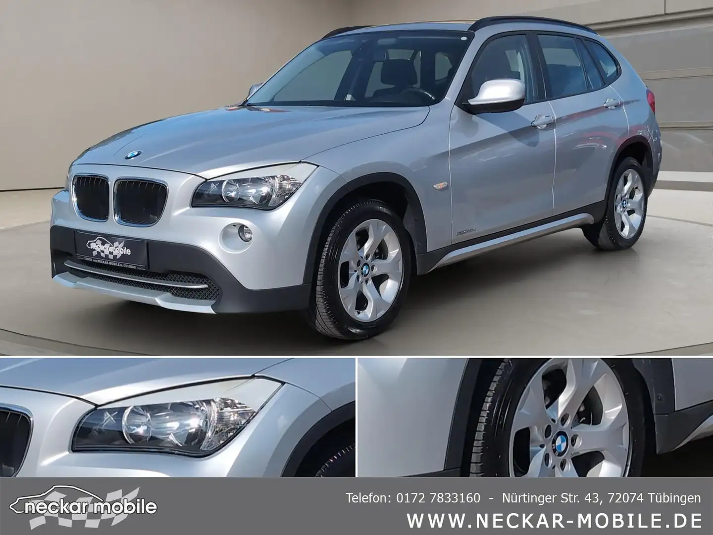 BMW X1 18d xDrive Autom. PDC Argent - 2