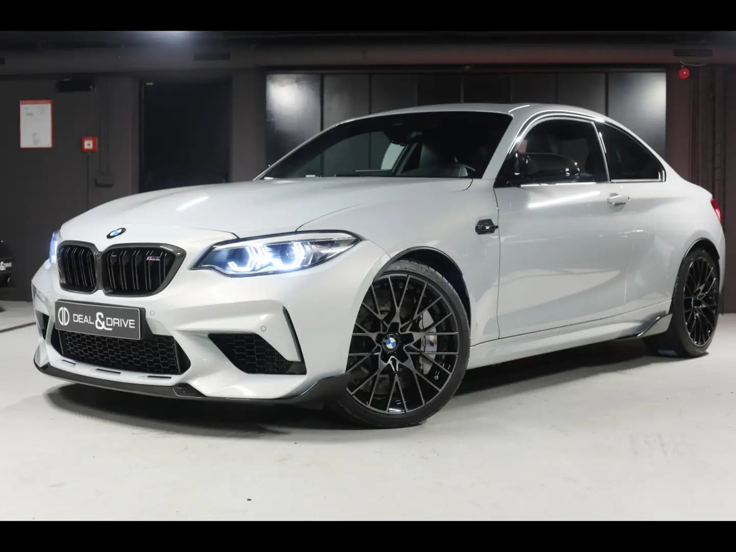 BMW M2 COMPETITION°CARBON°M PERFORMANCE°PANO°HK°VOLLLEDER siva - 1