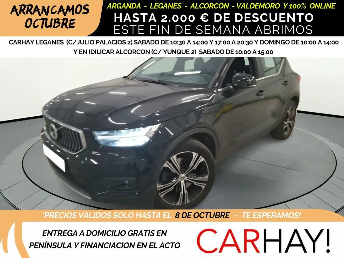 Volvo XC40 T4 Recharge 129 + 82ch Business DCT 7 Noir - 1