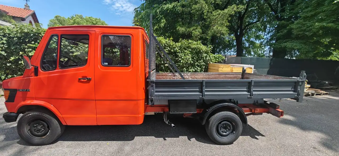 Mercedes-Benz T1 307D doka kipper Bremer transport ribaltabile, foto 3