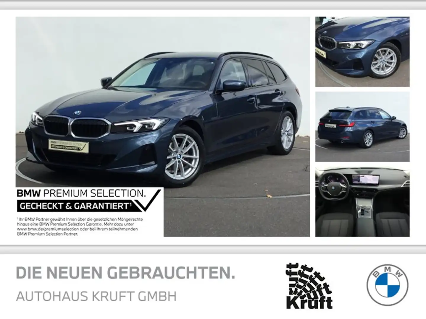BMW 318 d Touring NAVI+AHK+KAMERA+LM17+SITZHZ Blau - 1
