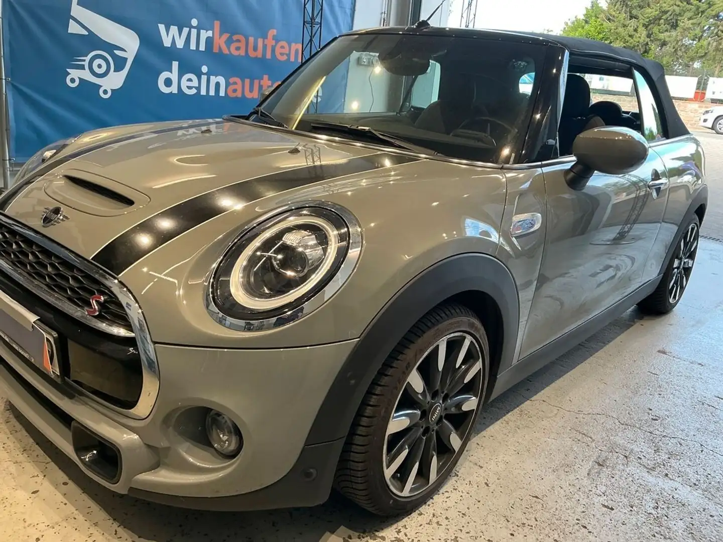 MINI Cooper S COOPER S CABRIO TEILLEDER SHZ PDC TÜV+SERVIC NEU Šedá - 1