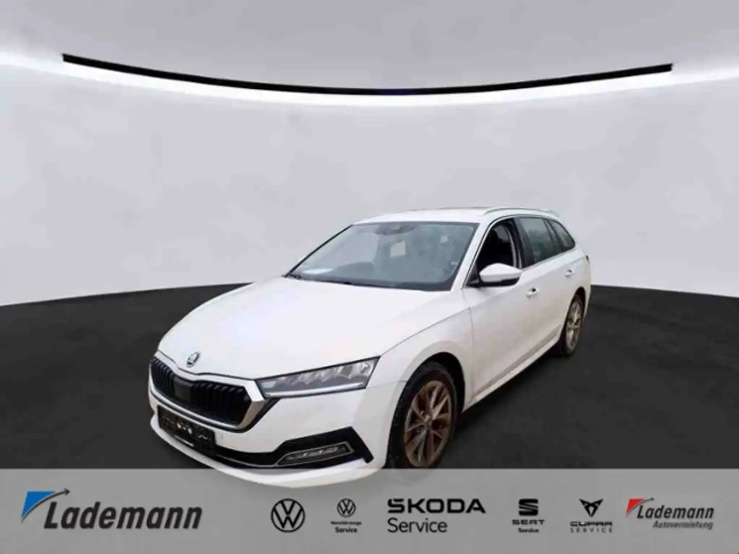 Skoda Octavia Combi 2.0 TDI DSG STYLE AHK+HEAD-UP+NAVI Weiß - 1