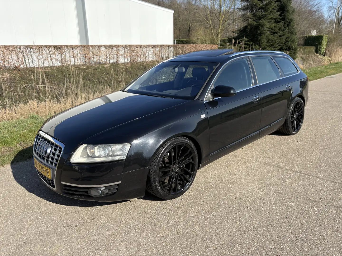 Audi A6 Avant 4.2 FSI quattro Pro Line / LEER / NAVI / SCH Zwart - 2
