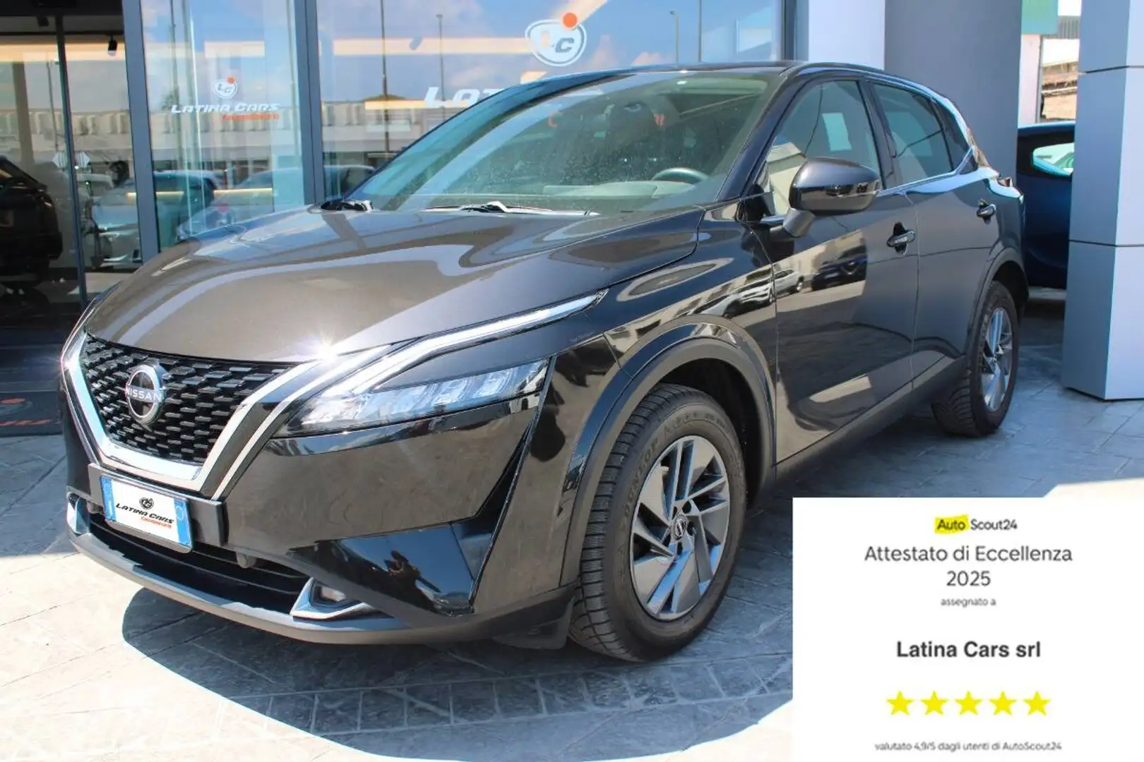 Nissan Qashqai 1.3 mhev Business 158cv AUTOMATICA con CarPlay Noir - 1