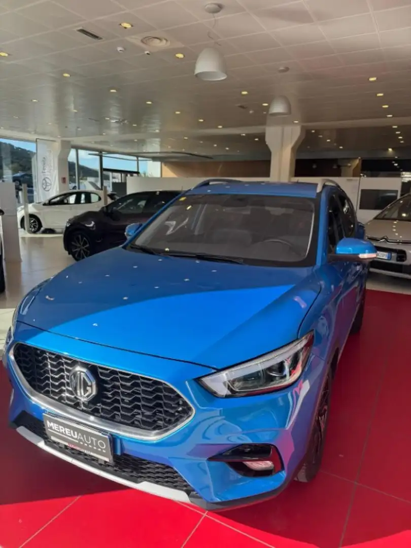 MG ZS 1.0T-GDI aut. Luxury Blauw - 1