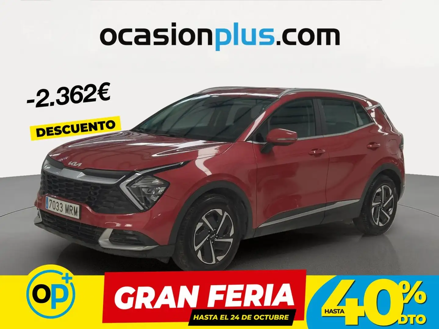 Kia Sportage 1.6 T-GDi MHEV Drive 150 Rojo - 1