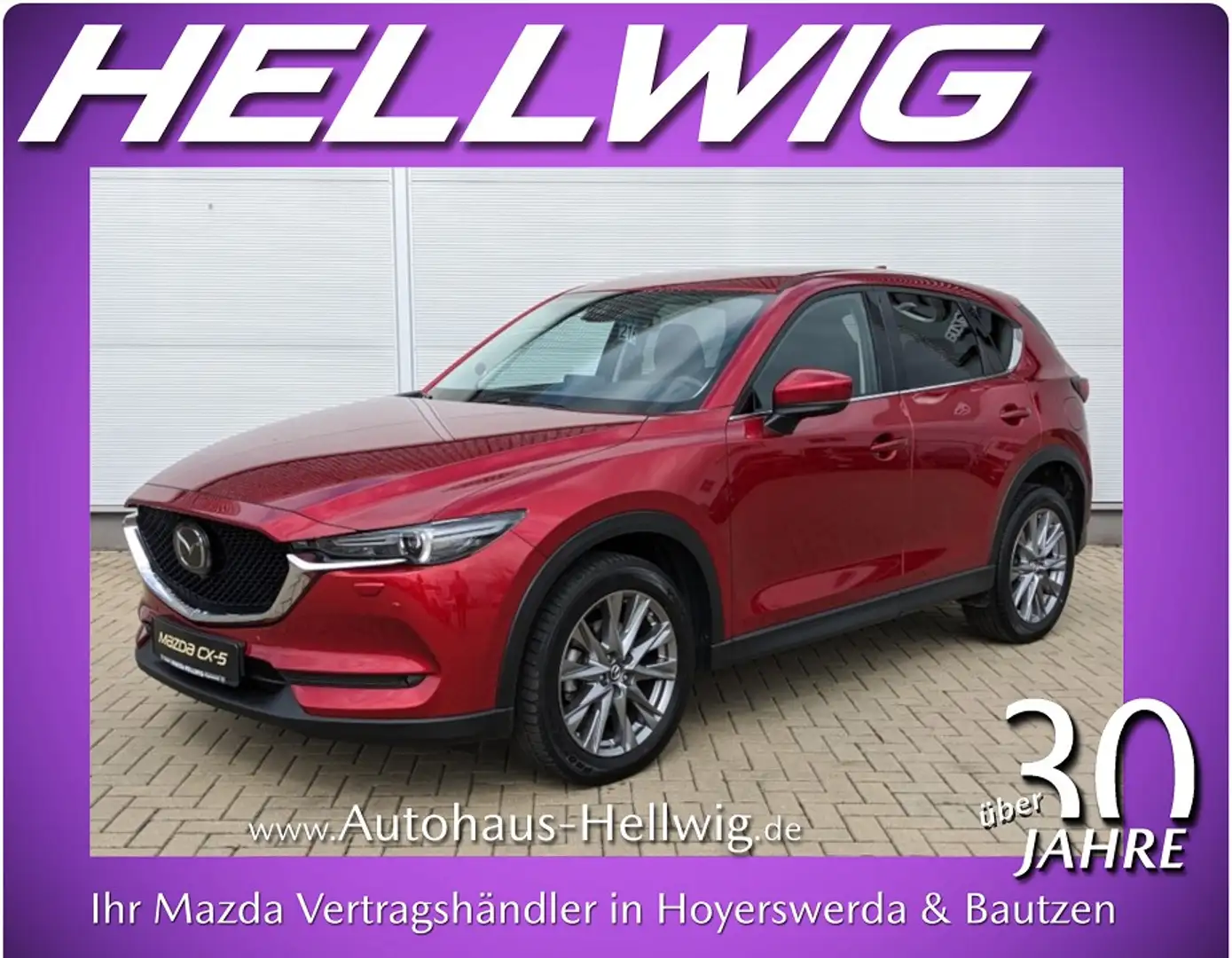 Mazda CX-5 2.2l Sports-Line AWD Matrix-LED Bose 360° Kamera Rosso - 1
