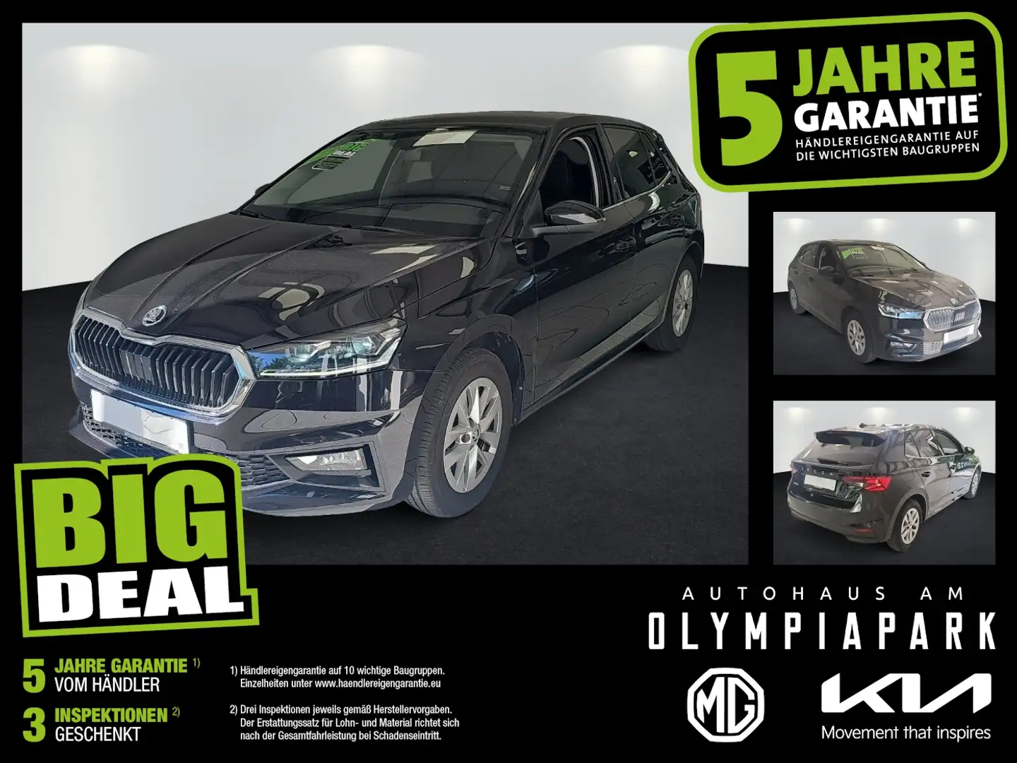 Skoda Fabia 1.0 TSI Style LED Navi SHZ Winterp. KlimaA Noir - 1