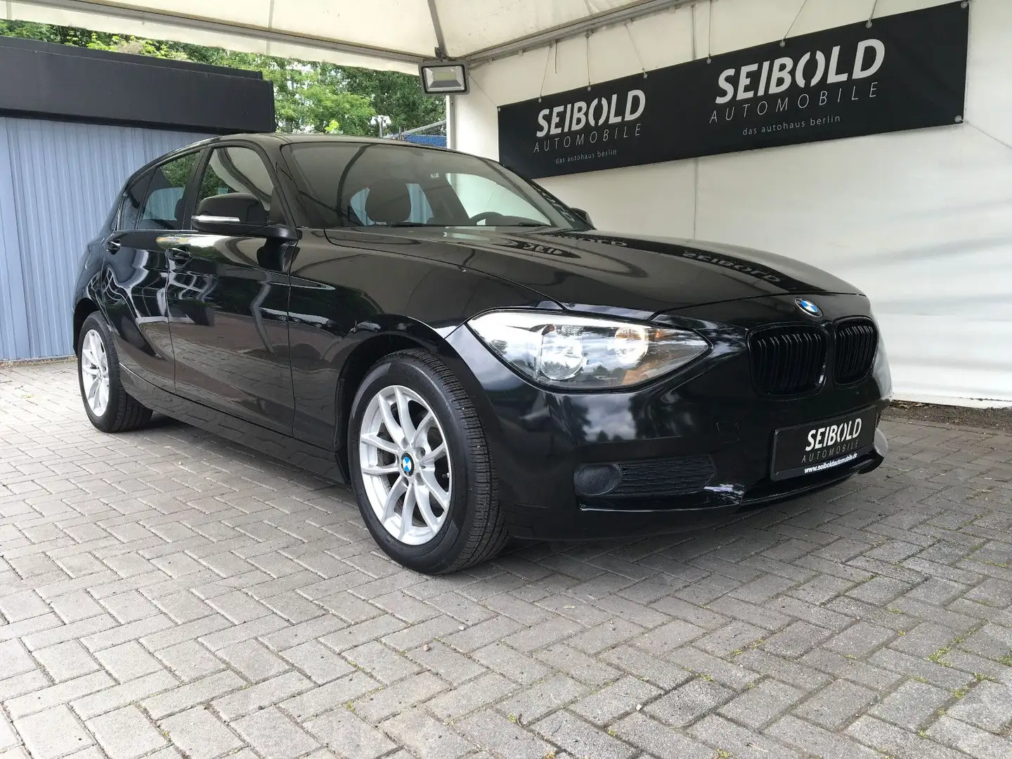 BMW 116 i 5-trg Autom/Navi/Klima/PDC/S&S/Allwetter Noir - 2