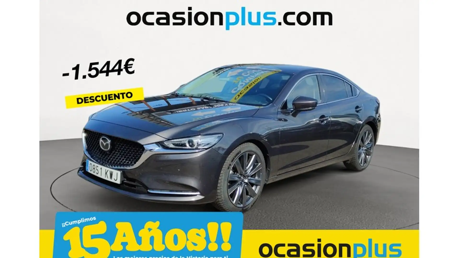 Mazda 6 2.2 Skyactiv-D Zenith 110kW Gris - 1