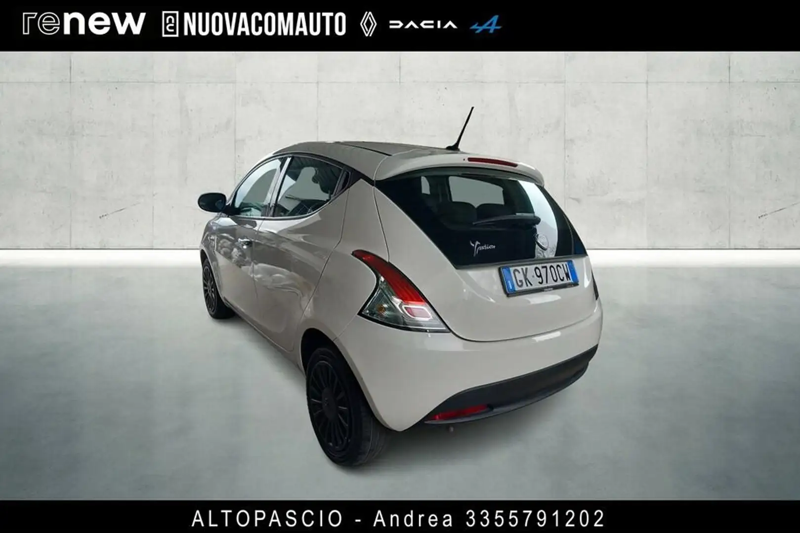 Lancia Ypsilon 1.2 Silver Plus Gpl 69cv Blanc - 2