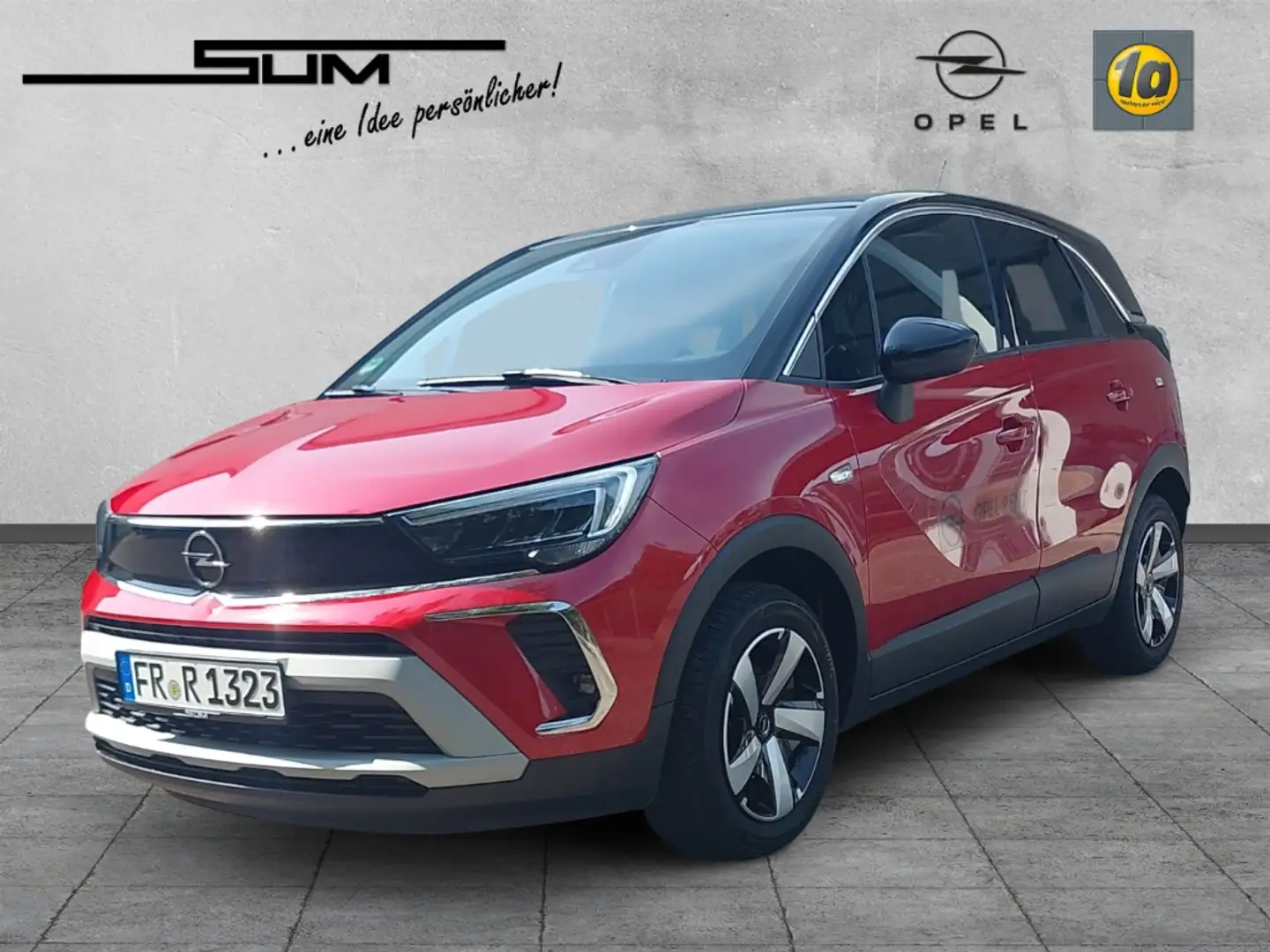 Opel Crossland Elegance Automatik Rückfka. Sitzheizu. Navi LED Rouge - 1