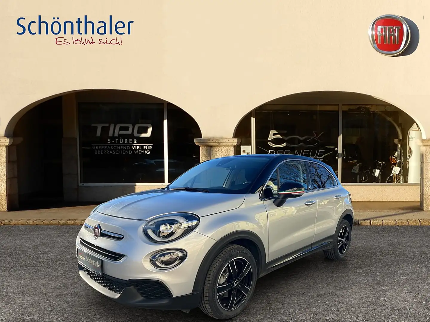 Fiat 500X FireFly Turbo 120 120th Silber - 1