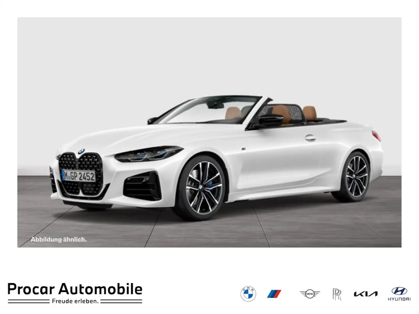 BMW 440 M440i xDrive Cabrio HUD ACC RFK NAVI LED Laser Blanco - 1