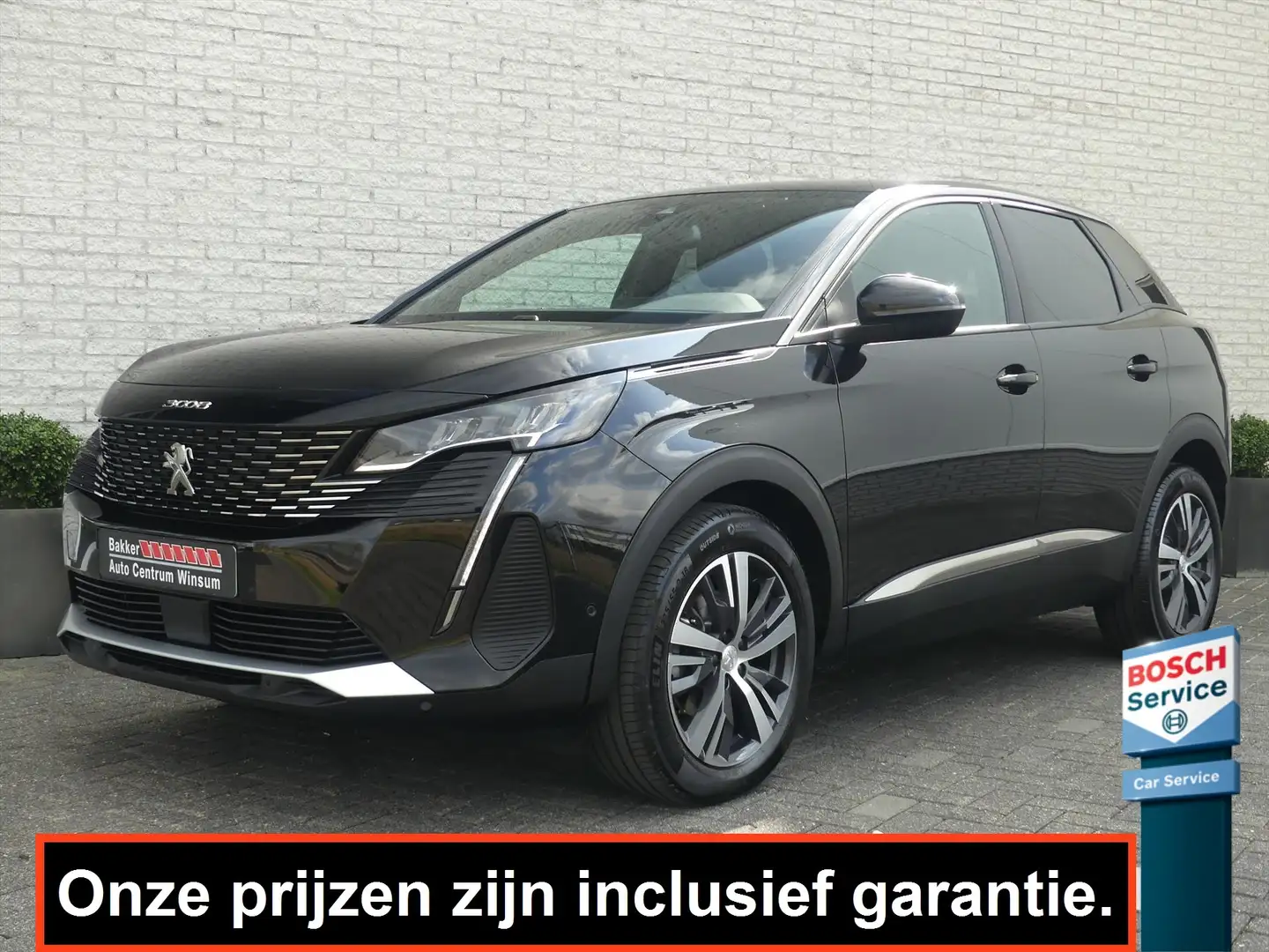 Peugeot 3008 ALLURE 1.2 130PK AUTOMAAT CAMERA/ELEK.A-KLEP/ADAP. Zwart - 1