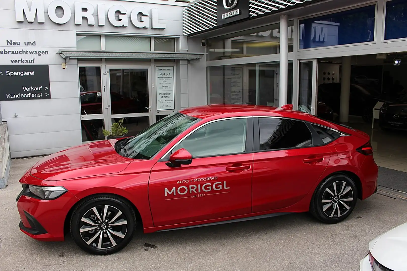 Honda Civic 2.0 i-MMD Hybrid Elegance e-CVT Aut. Vollhybrid... Roşu - 1