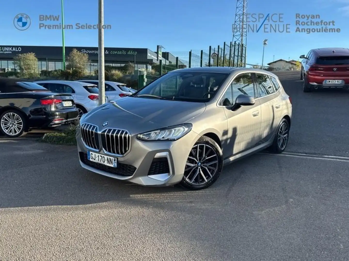 BMW 218 218d 150ch M Sport DKG7 Gris - 1