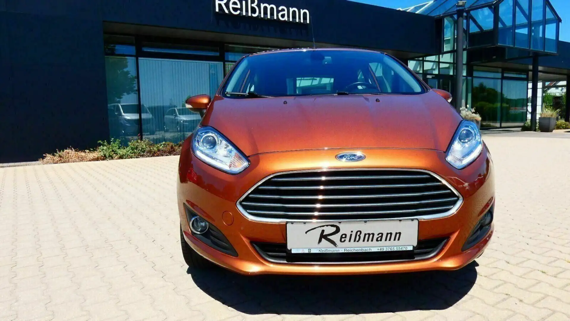 Ford Fiesta 1.0 EcoBoost Titanium Navi/Klima/Zusatzhz. Brun - 2