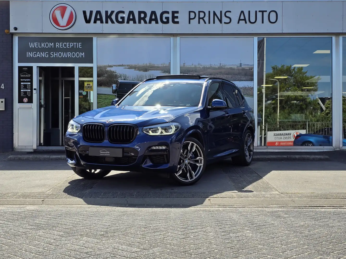 BMW X3 M40i xDrive High Executive M-Sport |PANO|360CAM|H/ Blauw - 1