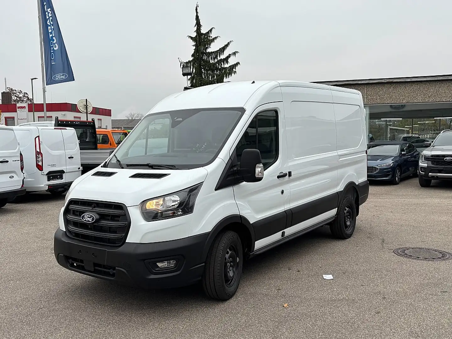 Ford Transit Transit Kasten 2,0 EcoBlue L2H2 350 Trend Weiß - 1