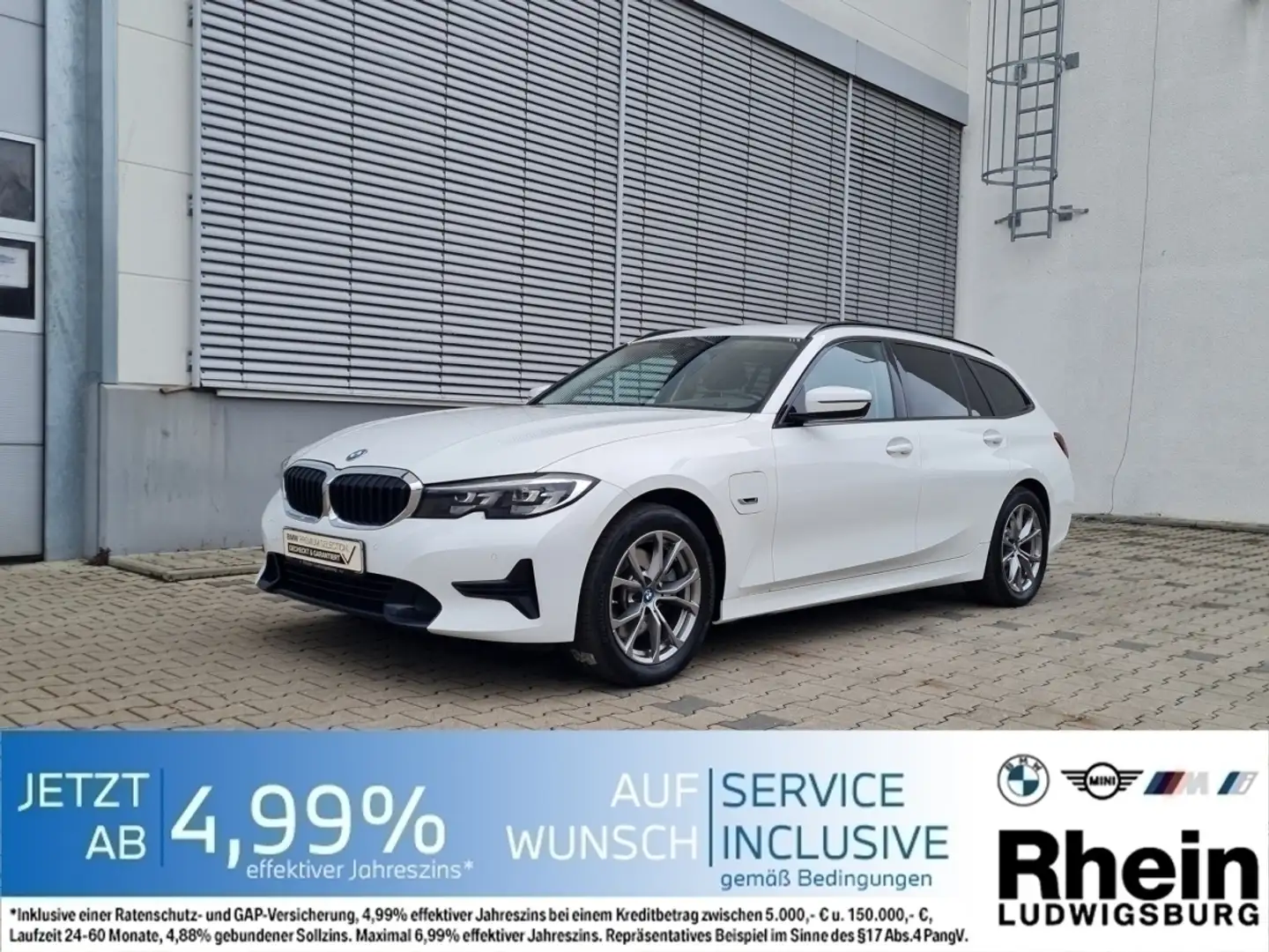 BMW 320 e Tour Sport Line LED.Navi.WLAN.Ambiente.DAB Weiß - 1