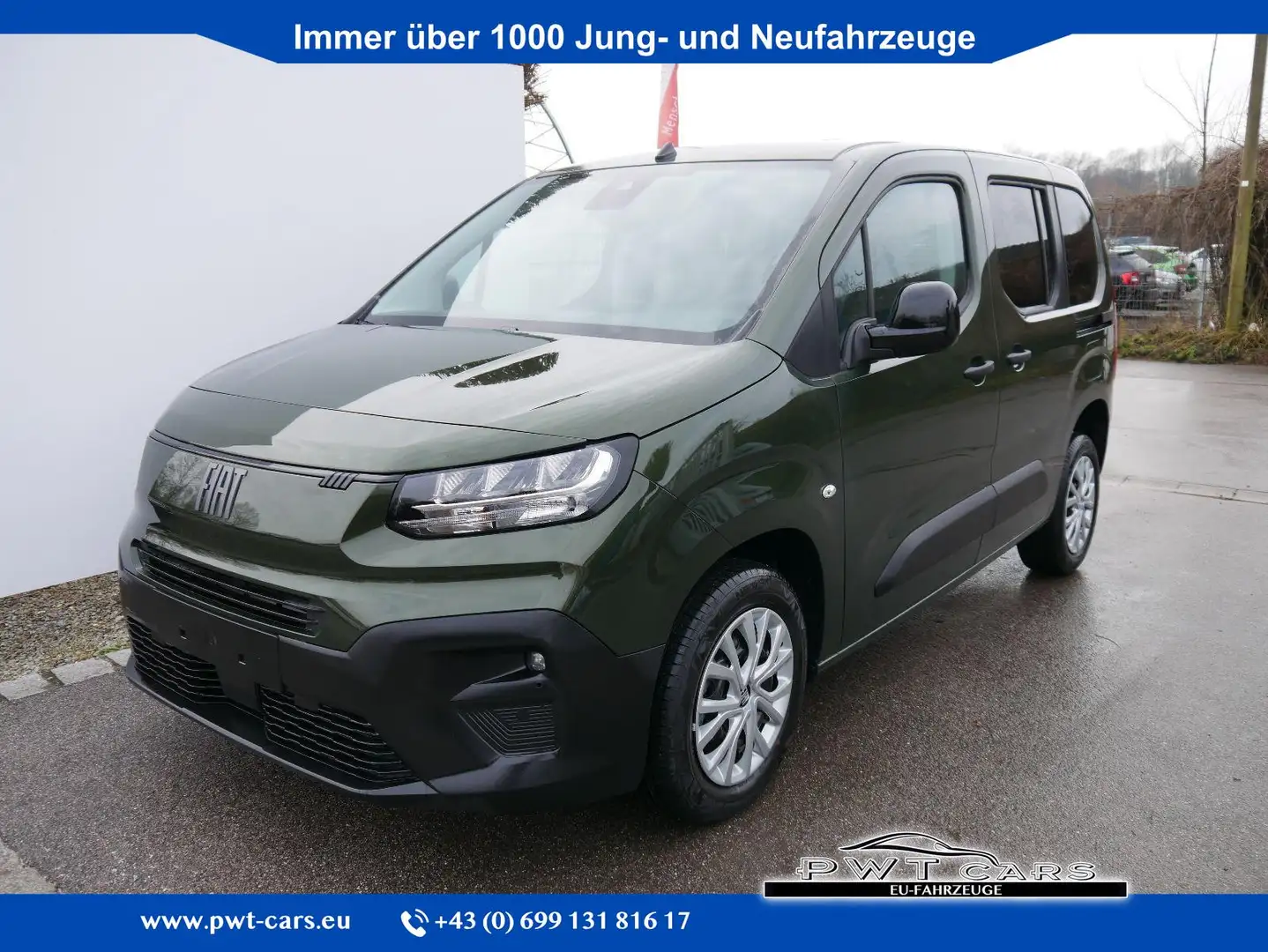 Fiat Doblo Blue 1.5 L1 PDC*LED*SHZ*BLUETOOTH*TEMPOMAT*KLIM... Grün - 1