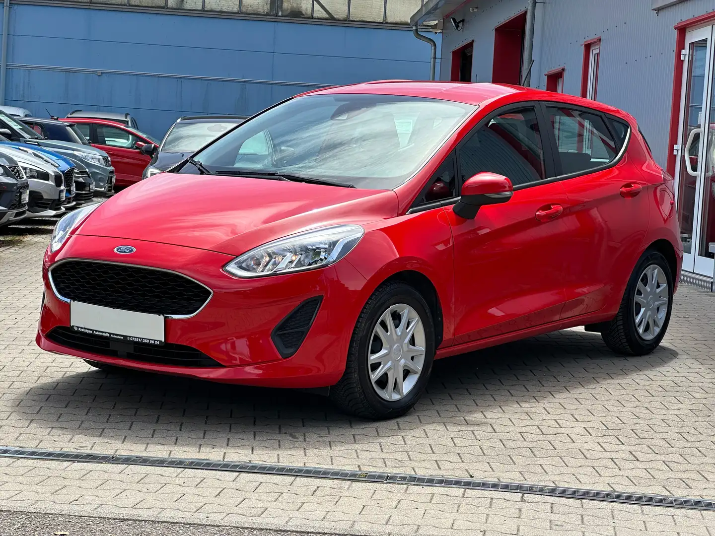 Ford Fiesta 1.0EcoB*TüV Neu*KLIMA*ACC*TEMP*SPURHALT*VERKEHR Rot - 1