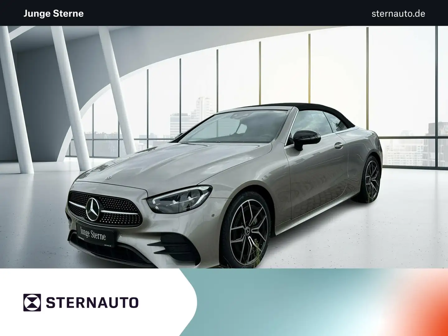 Mercedes-Benz E 450 E 450 4M Cabriolet AMG Line Navi Styling Autom. Argent - 1