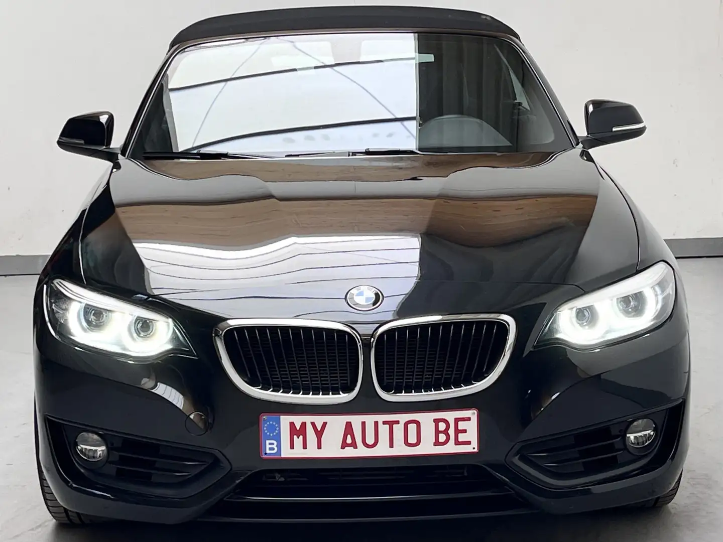 BMW 218 Cabrio 218i B.AUTO *** 12 MOIS DE GARANTIE *** Zwart - 2