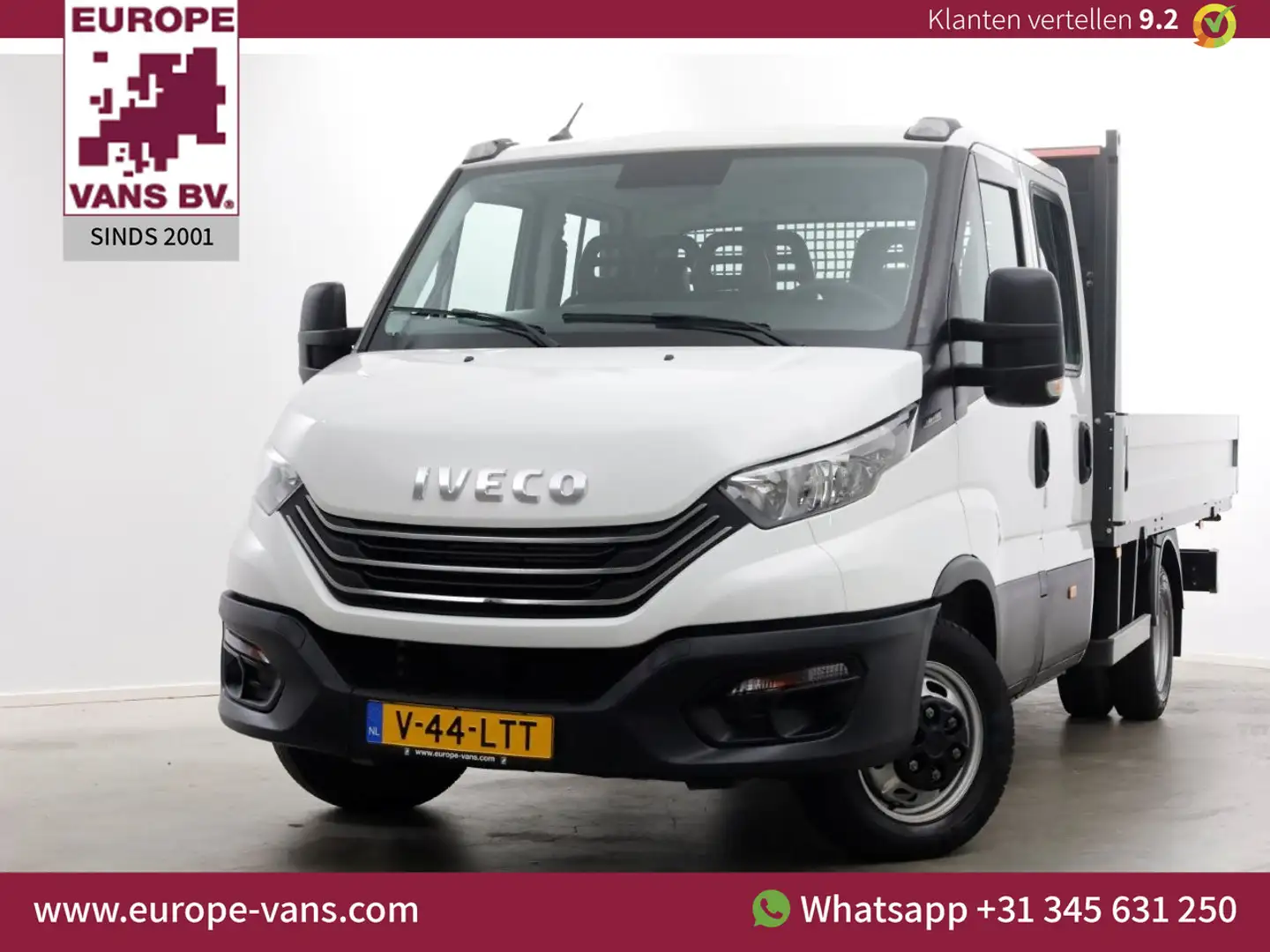 Iveco Daily 35C14 136pk E6 Open Laadbak D.C. Trekhaak 3500kg 0 Wit - 1