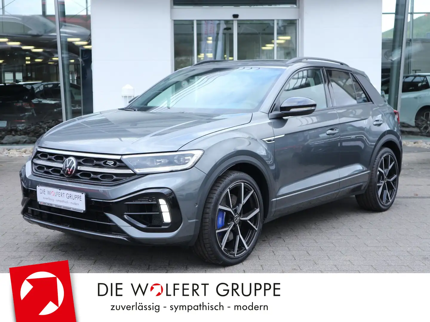 Volkswagen T-Roc R 2.0 l TSI OPF 4MOTION (300 PS) DSG *AHK* Gris - 1