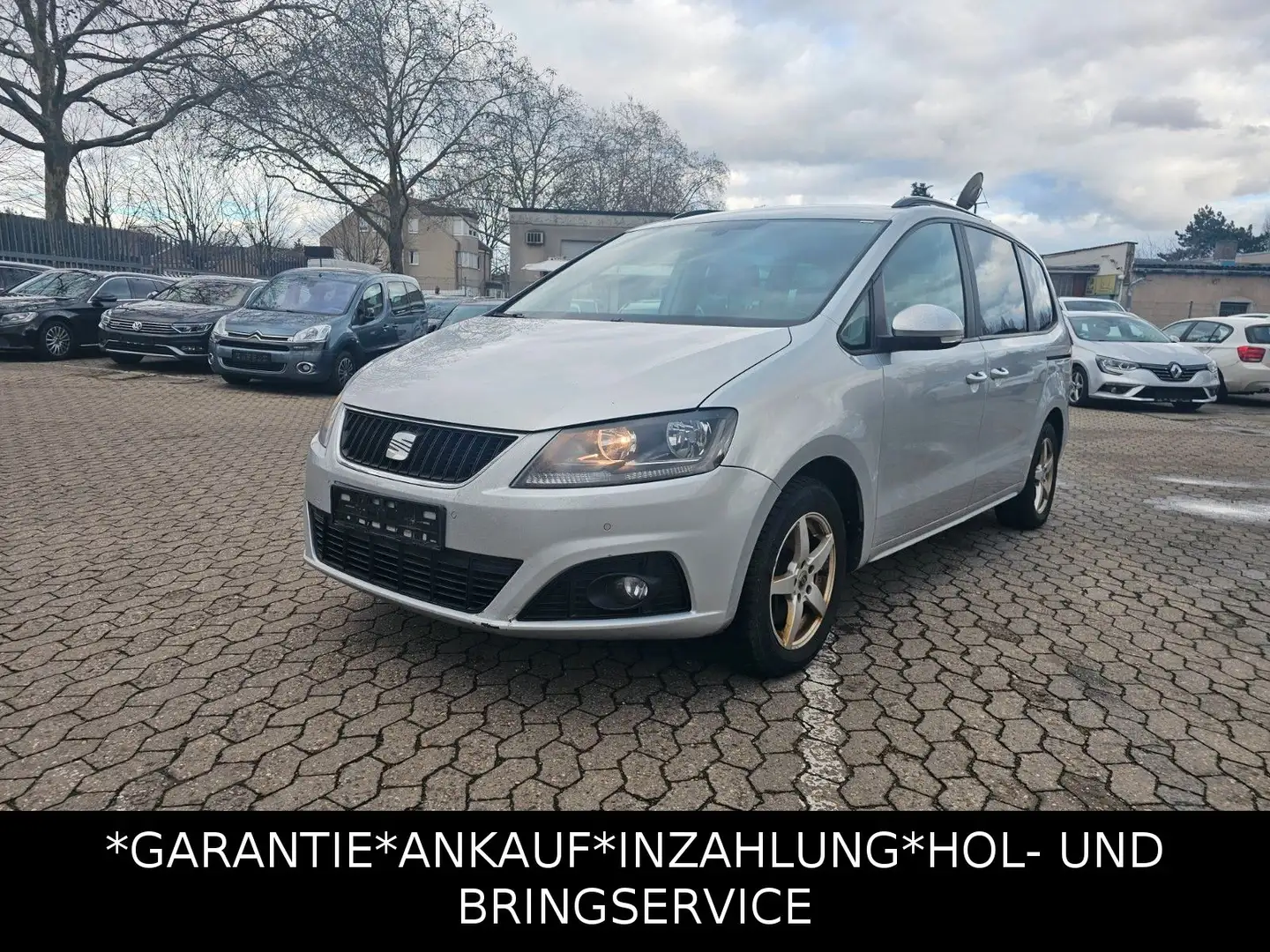 SEAT Alhambra 2.0TDI Style*DSG*7-Sitze*AHK*PDC*TMP Silber - 1