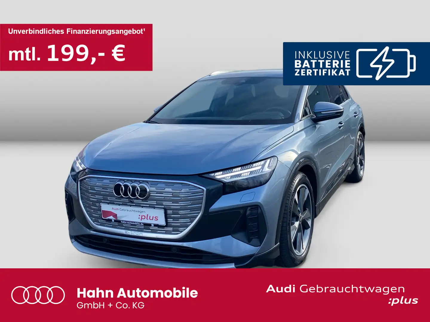 Audi Q4 e-tron 40 S-Trc HUD Matrix CAM Blau - 1