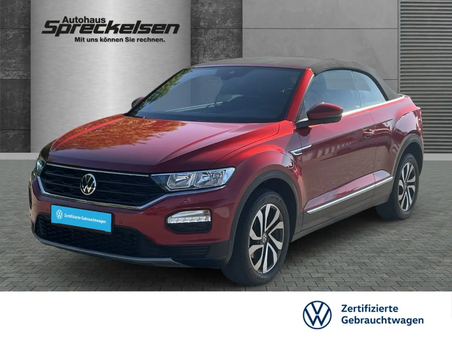 Volkswagen T-Roc Cabriolet 0 TSI Active++Navi++Einparkhilfe++Sitzhe Rojo - 1