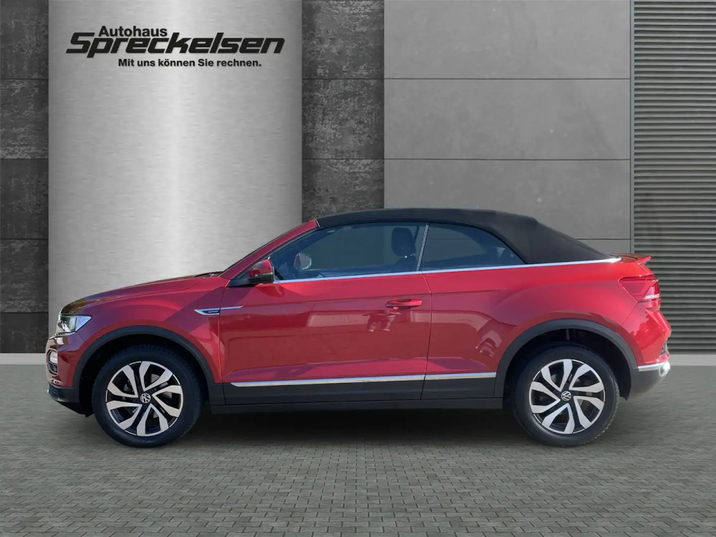 Volkswagen T-Roc Cabriolet 0 TSI Active++Navi++Einparkhilfe++Sitzhe Rojo - 2