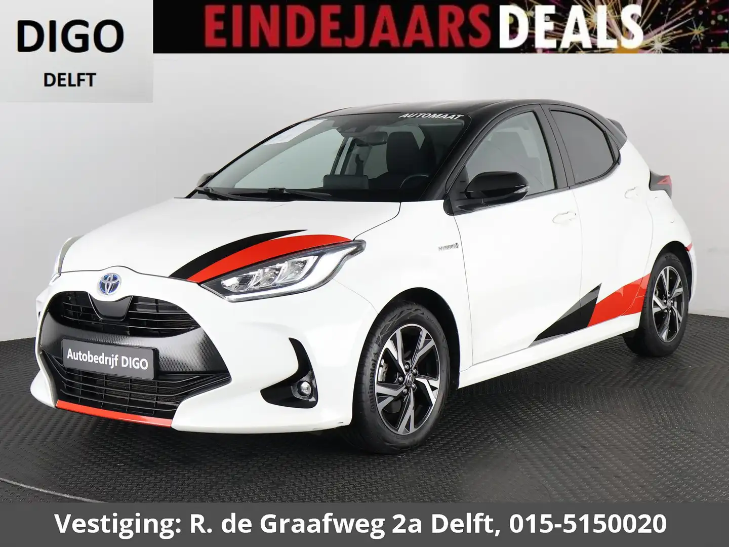 Toyota Yaris 1.5 Hybrid Dynamic Sport GRMN Pack | Navigatie | D Blanco - 1