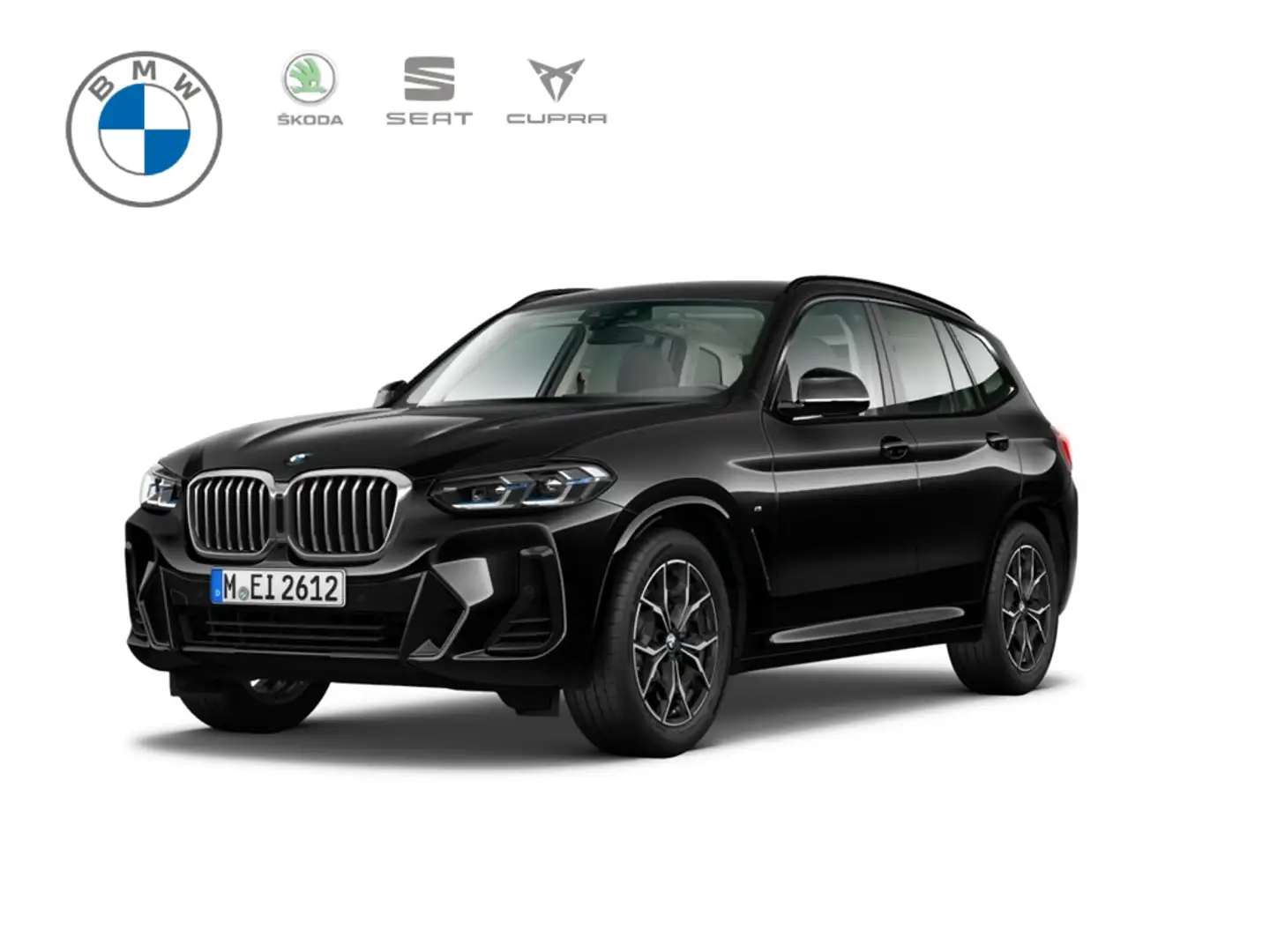 BMW X3 xDrive 30d M-Sport Aut. LASER+KLIMA+NAVI+AHZV+DAB+ Schwarz - 1
