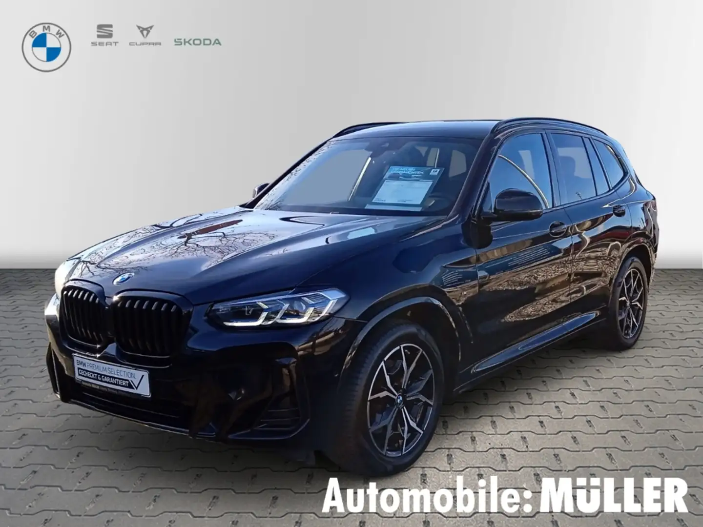 BMW X3 xDrive 30d M-Sport Aut. LASER+KLIMA+NAVI+AHZV+DAB+ Schwarz - 1