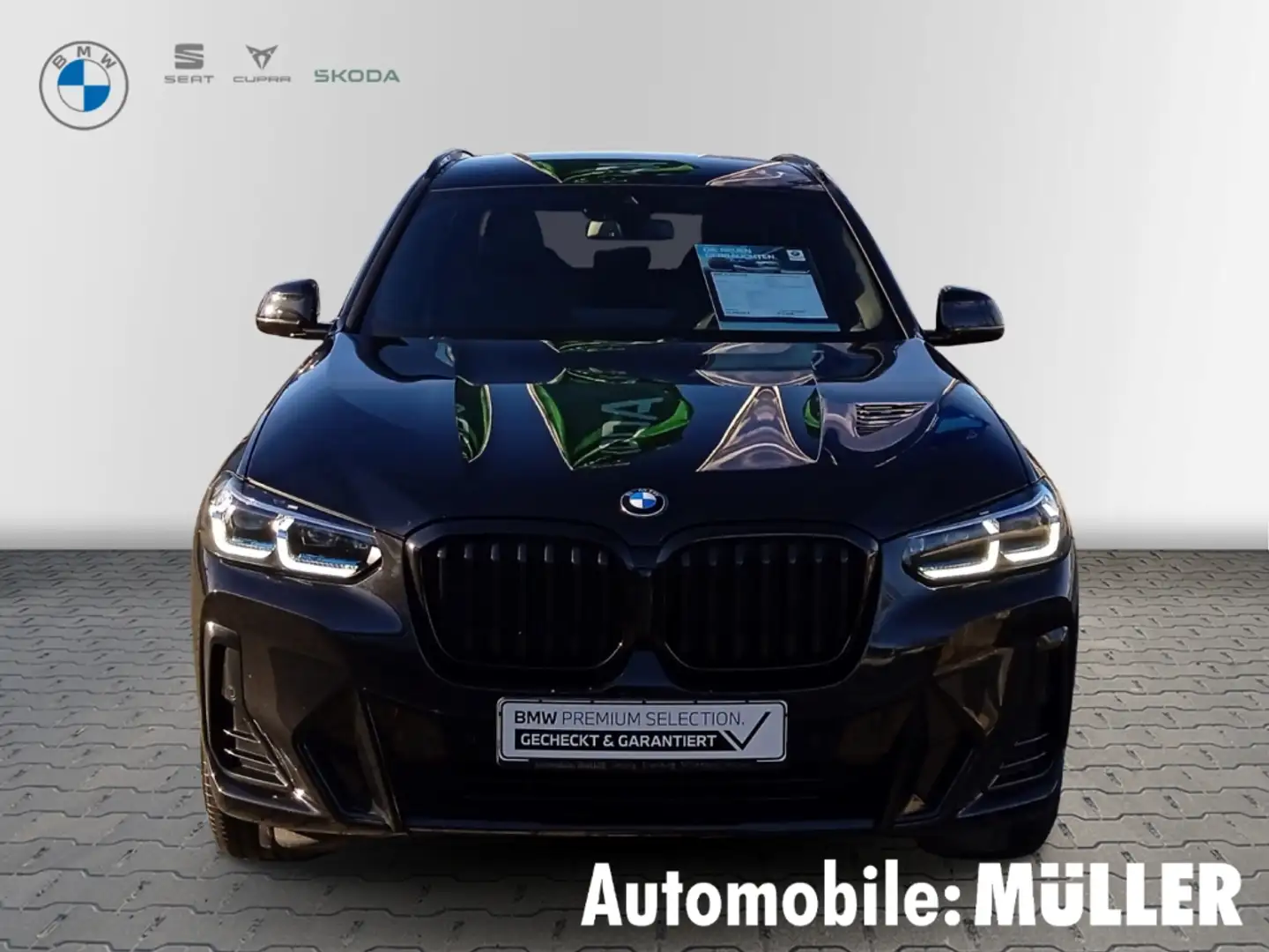 BMW X3 xDrive 30d M-Sport Aut. LASER+KLIMA+NAVI+AHZV+DAB+ Schwarz - 2