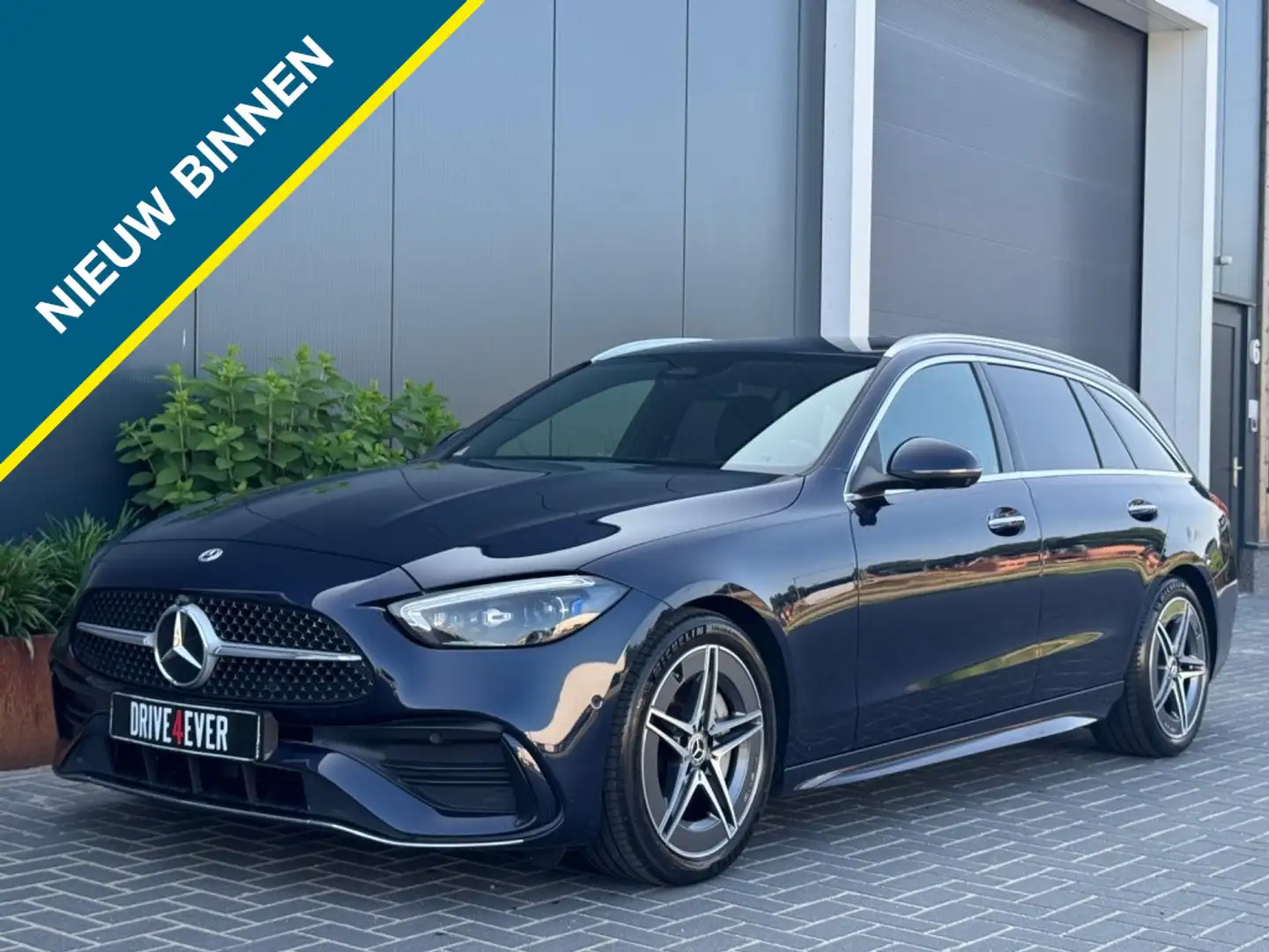 Mercedes-Benz C 180 Estate AMG Line M23 NAVI CR CONTROL MM SEATS 360 C Blauw - 1