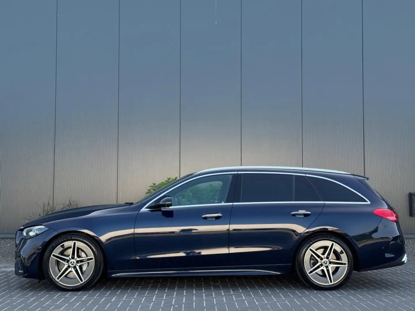 Mercedes-Benz C 180 Estate AMG Line M23 NAVI CR CONTROL MM SEATS 360 C Blauw - 2