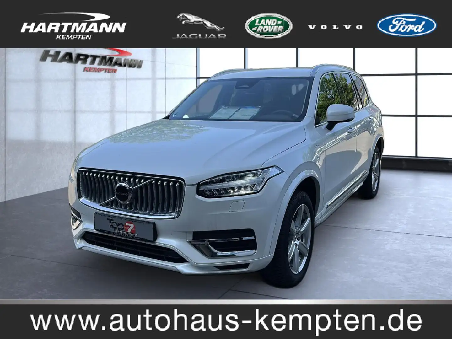 Volvo XC90 XC 90 Core Recharge Plug-In Hybrid AWD Bluetooth Blanc - 1